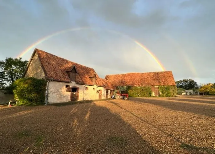 Retraite Paisible Avec Cheminee, Etang Prive Et Pres Du Mans - Fr-1-410-382